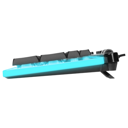SHINE K14 Siyah USB RGB Backlight Membrane Gaming Oyuncu Klavye