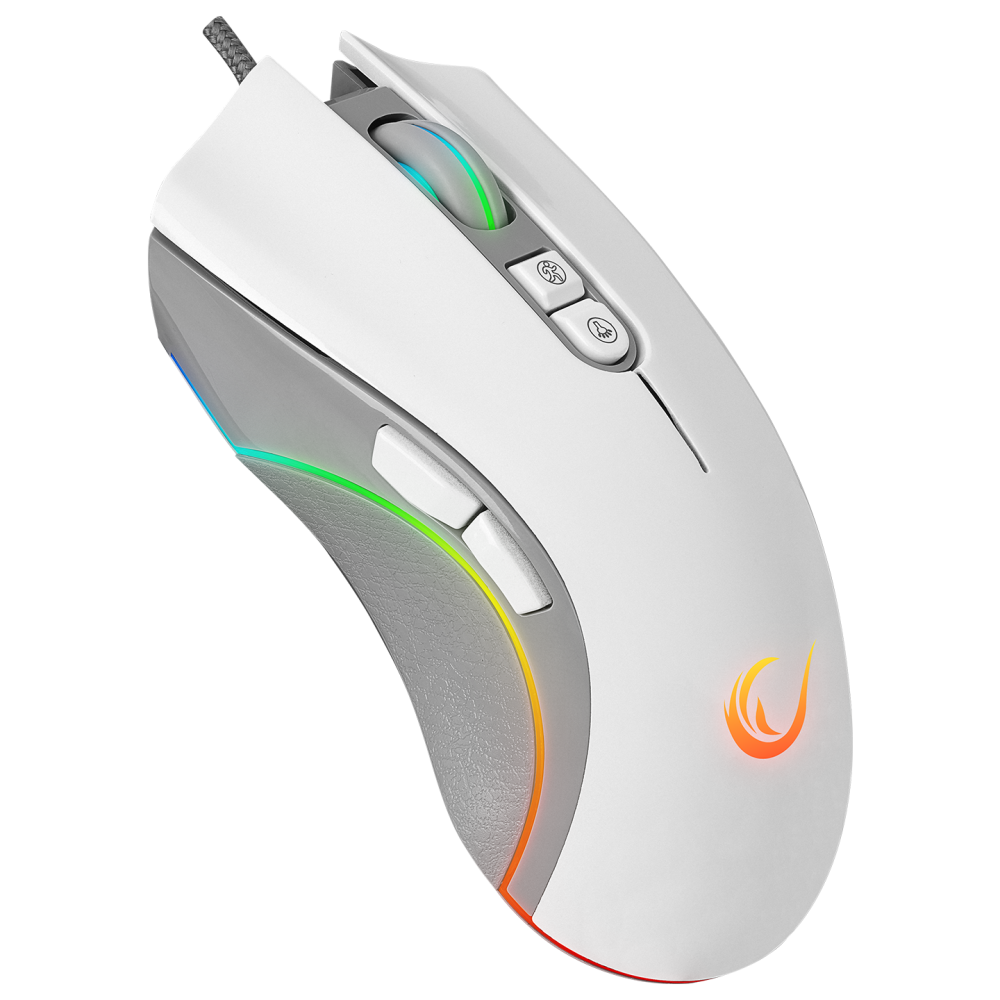 SMX-R22 PHOENIX Beyaz 7 Tuşlu RGB 7200DPI Gaming Oyuncu Mouse - Rampage