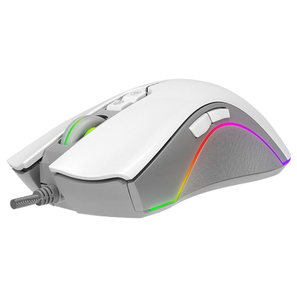 SMX-R22 PHOENIX Beyaz 7 Tuşlu RGB 7200DPI Gaming Oyuncu Mouse - Rampage