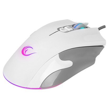 SMX-R22 PHOENIX Beyaz 7 Tuşlu RGB 7200DPI Gaming Oyuncu Mouse - Rampage