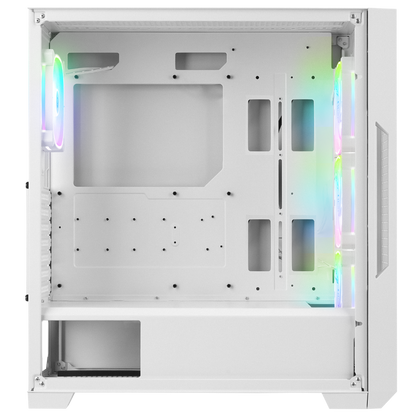 RADIANT V1 WHITE 2* USB3.0 Temperli Camlı 4*ARGB Fan+Hub E-ATX Exclusive Gaming Oyuncu Kasası