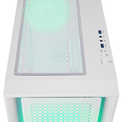 RADIANT V1 WHITE 2* USB3.0 Temperli Camlı 4*ARGB Fan+Hub E-ATX Exclusive Gaming Oyuncu Kasası