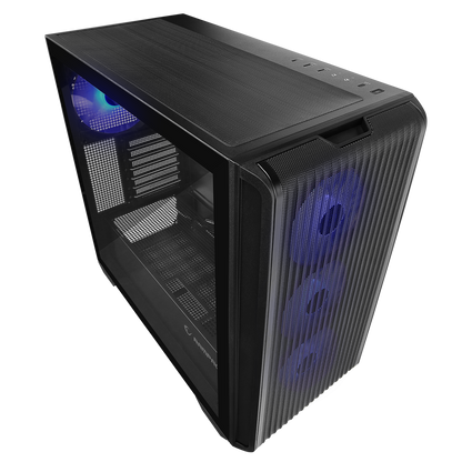 CRAFT Siyah Mesh ATX Mid-T Gaming Oyuncu Kasası - Rampage
