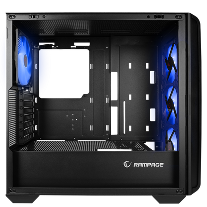 CRAFT Siyah Mesh ATX Mid-T Gaming Oyuncu Kasası - Rampage