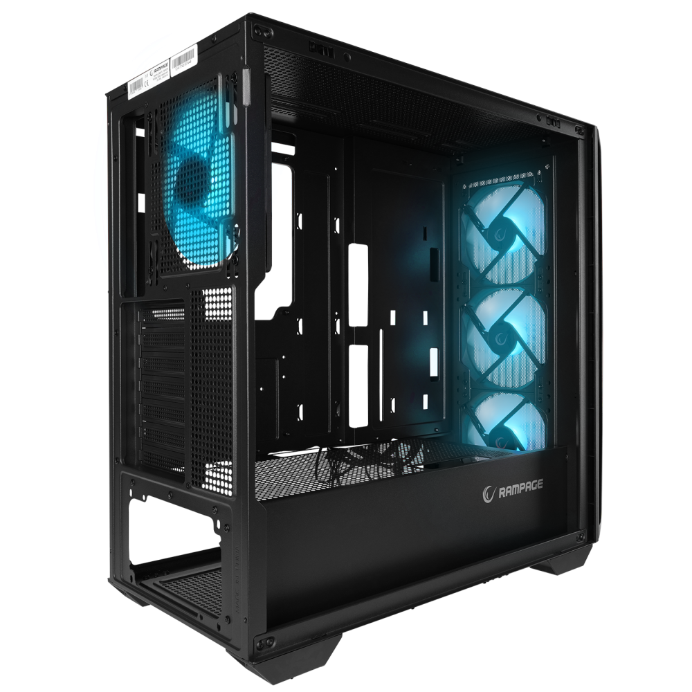 CRAFT Siyah Mesh ATX Mid-T Gaming Oyuncu Kasası - Rampage