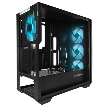 CRAFT Siyah Mesh ATX Mid-T Gaming Oyuncu Kasası - Rampage