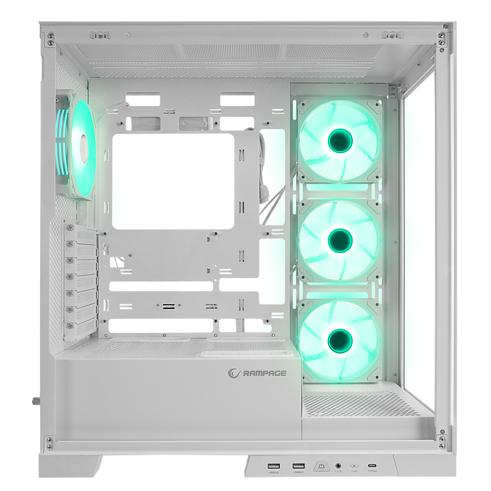 HYDRA V2 WHITE   E-ATX Exclusive Gaming Oyuncu Kasası