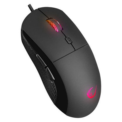 RADIANT M1 Makrolu Siyah 7200 dpi RGB Aydınlatmalı Gaming Oyuncu Mouse - Rampage