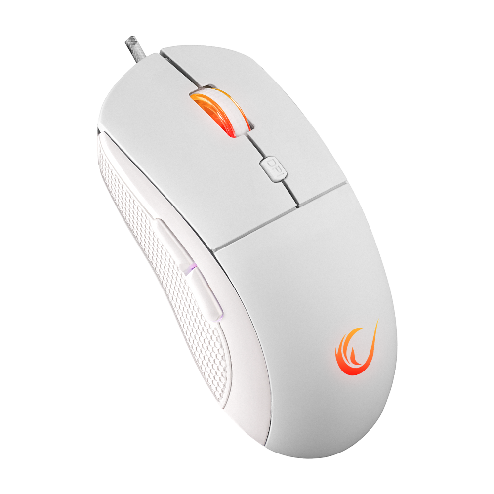 RADIANT M1 Makrolu Beyaz 7200 dpi RGB Aydınlatmalı Gaming Oyuncu Mouse
