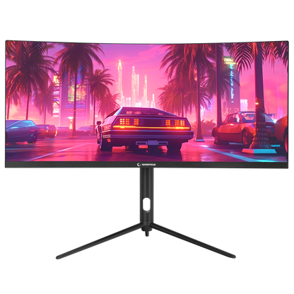 RAIDEN RA30R200C 30 inç 200Hz AUO VA WFHD AdaptiveSync Curved Oyuncu Monitörü - Rampage