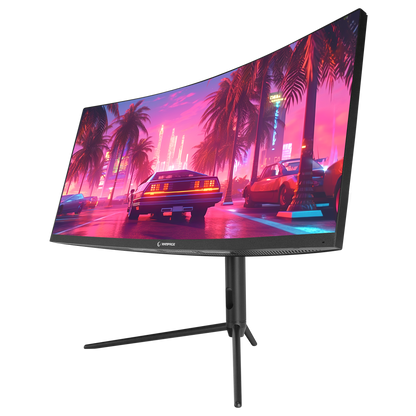 RAIDEN RA30R200C 30 inç 200Hz AUO VA WFHD AdaptiveSync Curved Oyuncu Monitörü - Rampage