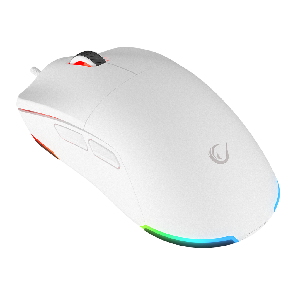 BLINK Beyaz 7 Makro Tuşlu RGB 12800 DPI Gaming Oyuncu Mouse - Rampage