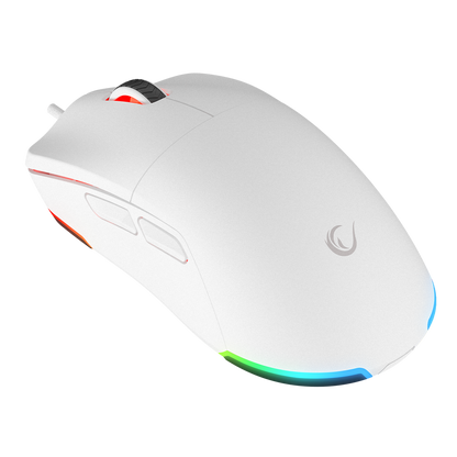 BLINK Beyaz 7 Makro Tuşlu RGB 12800 DPI Gaming Oyuncu Mouse - Rampage