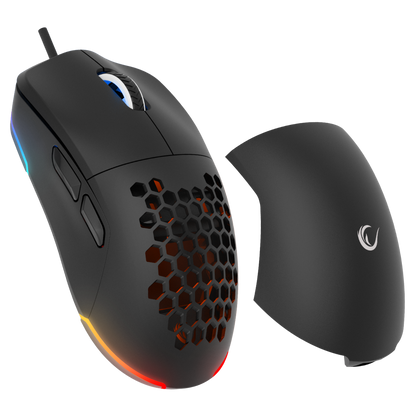 BLINK Siyah 7 Makro Tuşlu RGB 12800 DPI Gaming Oyuncu Mouse - Rampage