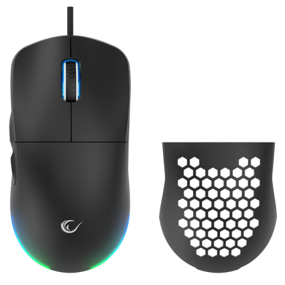 BLINK Siyah 7 Makro Tuşlu RGB 12800 DPI Gaming Oyuncu Mouse - Rampage