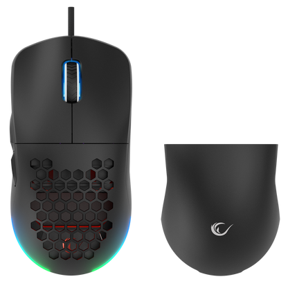 BLINK Siyah 7 Makro Tuşlu RGB 12800 DPI Gaming Oyuncu Mouse - Rampage