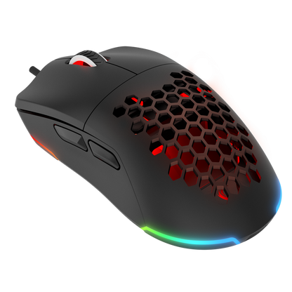 BLINK Siyah 7 Makro Tuşlu RGB 12800 DPI Gaming Oyuncu Mouse - Rampage