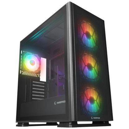 VANGUARD V2 Siyah Dikey VGA Tutucu E-ATX Big-T Oyuncu Kasası