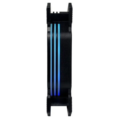 COOLWIND F1 38CFM 1200RPM 3*12CM ARGB Fan Kontrolcü Hub+Kumandalı 6Pin Siyah Kasa Fan Kiti - Rampage