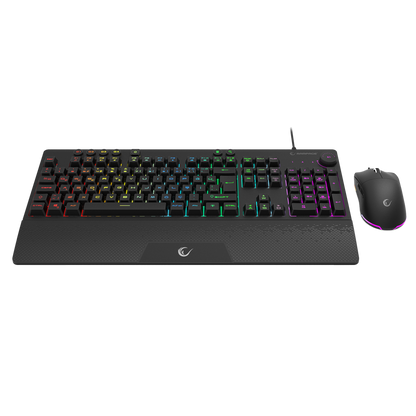 ECLIPSE Siyah Usb RGB Aydınlatmalı Q Gaming Oyuncu Klavye Mouse Set - Rampage