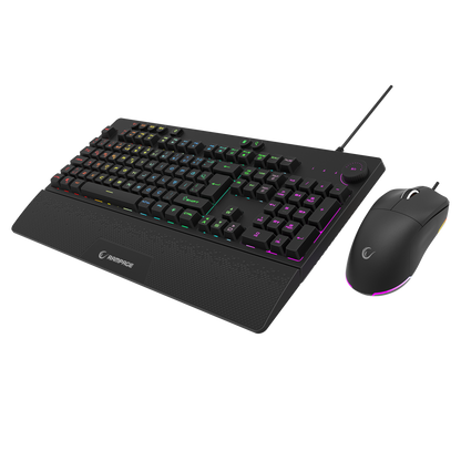 ECLIPSE Siyah Usb RGB Aydınlatmalı Q Gaming Oyuncu Klavye Mouse Set - Rampage