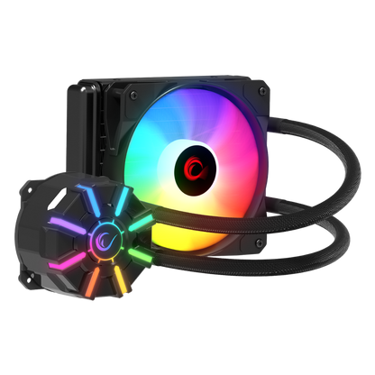 HELIOS C1 Siyah 68CFM 1800RPM Rainbow AMD AM5/INTEL LGA1700 120mm Sıvı Soğutmalı CPU Fan