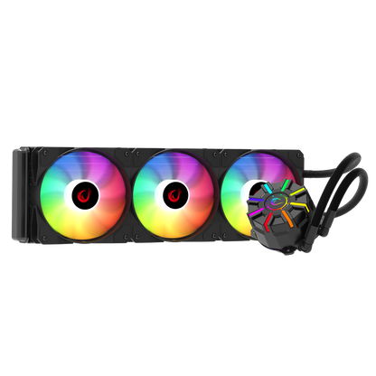 HELIOS C3 Siyah 68CFM 1800RPM Rainbow AMD AM5/INTEL LGA1700 360mm Sıvı Soğutmalı CPU Fan - Rampage