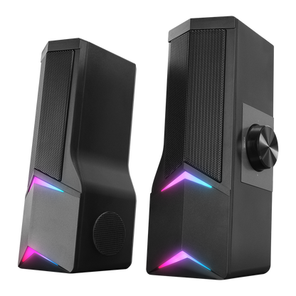 Elegant X10 2.0 Bluetoothlu Rms 3W*2 RGB Işıklı Multimedia Usb 5V 45dB Gaming Oyuncu Speaker - Rampage