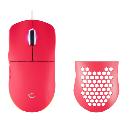 BLINK Pembe 7 Makro Tuşlu RGB 12800 DPI Gaming Oyuncu Mouse - Rampage