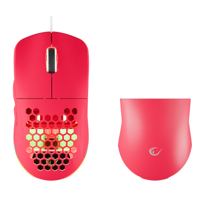 BLINK Pembe 7 Makro Tuşlu RGB 12800 DPI Gaming Oyuncu Mouse - Rampage