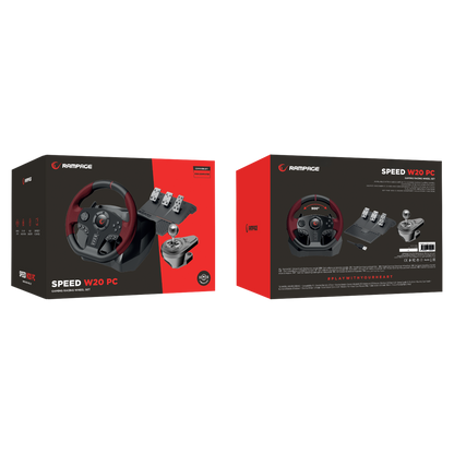 PC ONLY PC 3 Pedallı - El Vitesli Gaming Oyuncu Direksiyonu
