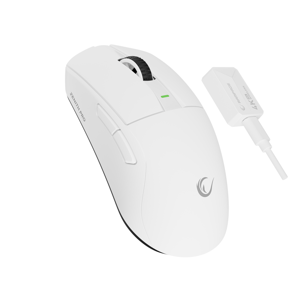 Zenith Pro Kablosuz Oyuncu Mouse - Beyaz