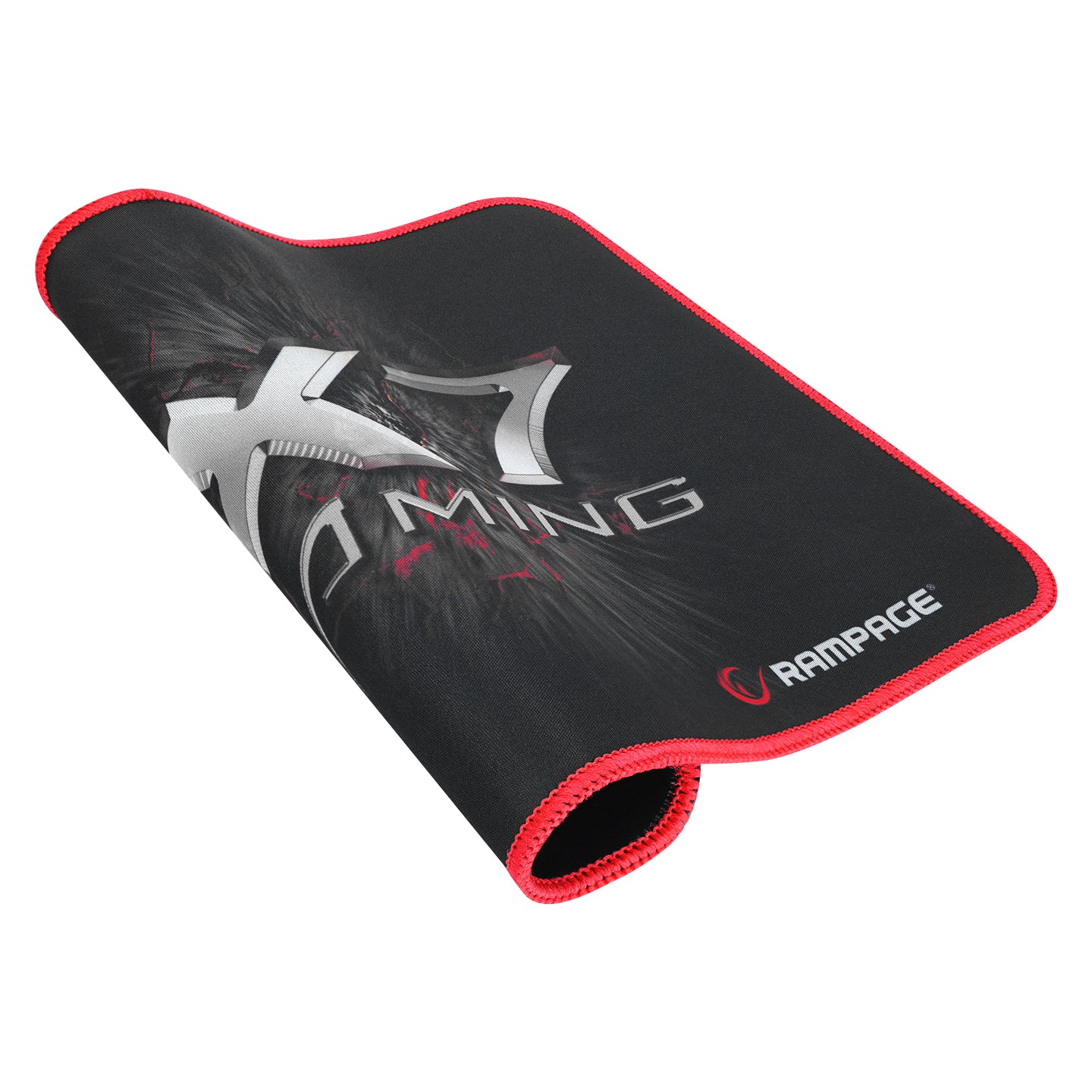 300267 32x27 cm Red Stitched Gaming Mouse Pad