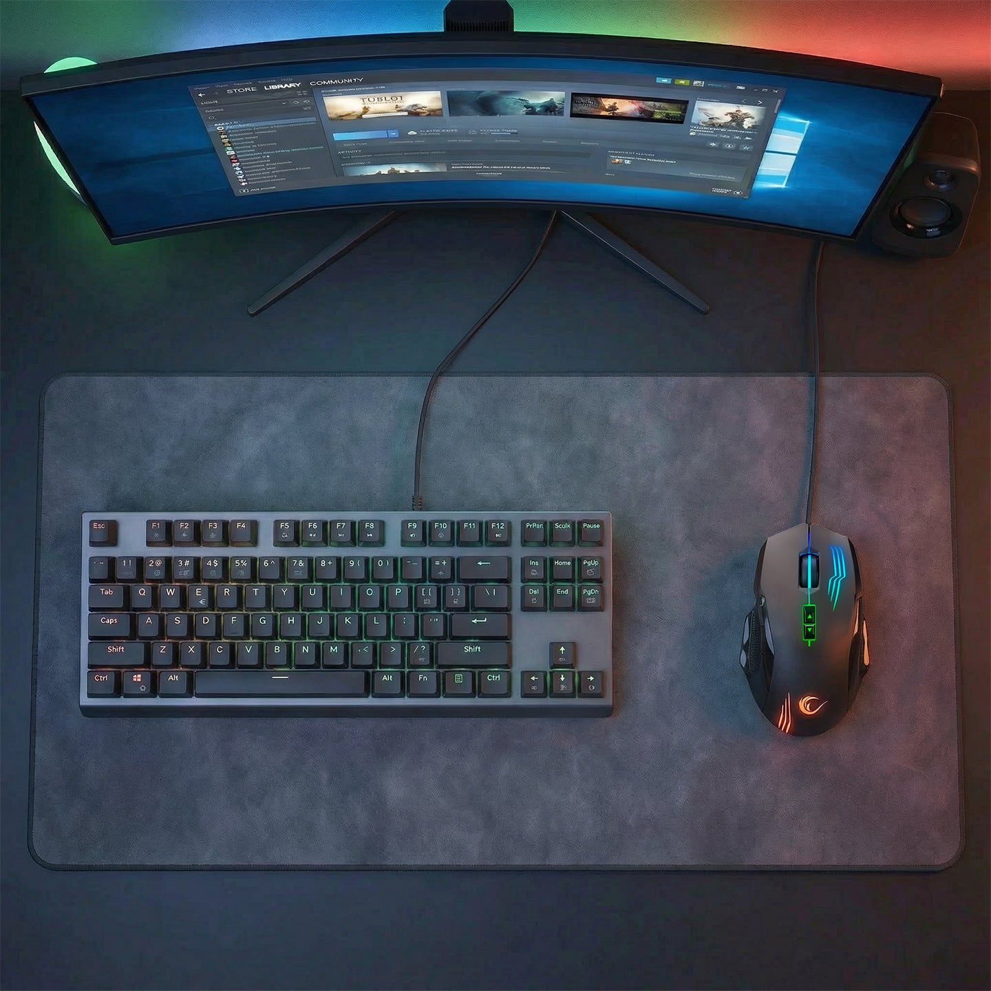 Smx-G38 Claw 7 Makro Tuşlu RGB 12800 Dpi Oyuncu Mouse – Rampage