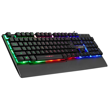 KB-R66 BUBBLE USB Gökkuşağı Aydınlatmalı Q Multimedia Gaming Klavye - Rampage