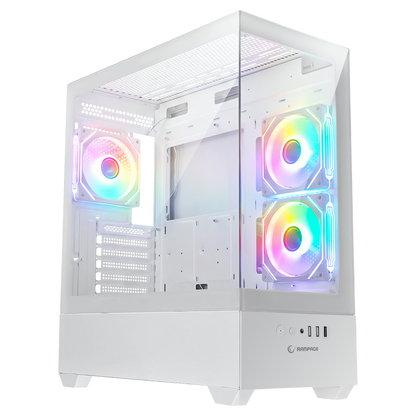 750W 80 Plus Bronze Temperli Cam 3x12cm RGB Fan 1xUsb 3.0 2xUsb 2.0 Oyuncu Kasası