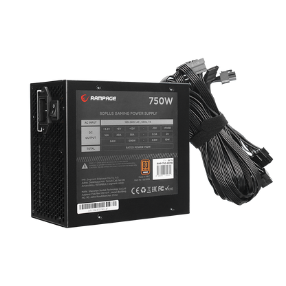 Rmp-750-80PB 750W 14cm Fan 80 Plus Bronze Certified Active Pfc Power Supply