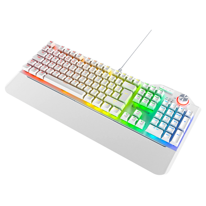 Red Switch Q Multimedia Oyuncu Klavyesi-Beyaz
