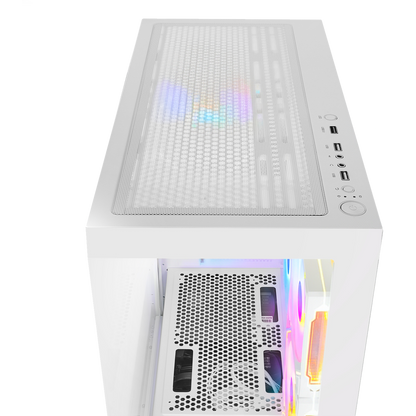 V4 750W 80 Plus Atx Mid-T Oyuncu Kasası-Beyaz