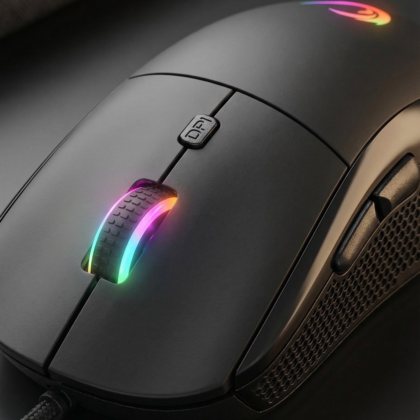 Radiant M1 Makrolu 7200 dpi RGB Oyuncu Mouse-Siyah