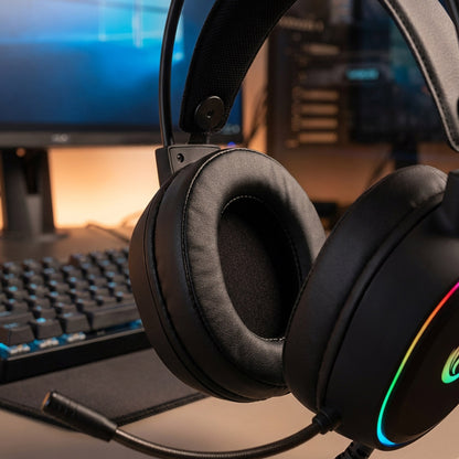 RGB 7.1 Oyuncu Kulaklığı-Siyah
