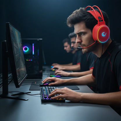 Rogue RGB 7.1 Oyuncu Kulaklığı-Kırmızı