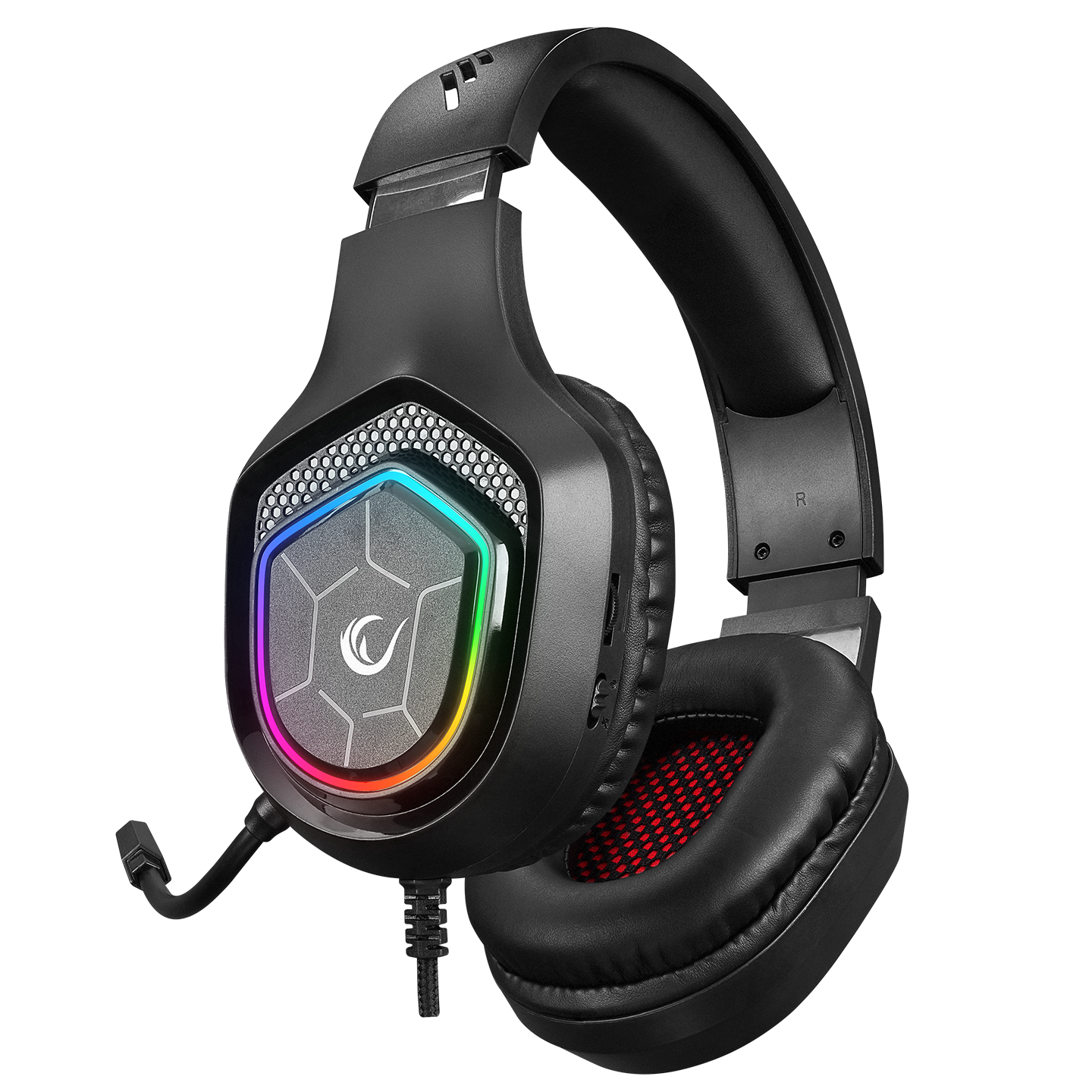 RM-K90 VECTOR Siyah RGB Led Type-C Gaming Mikrofonlu Oyuncu Kulaklığı