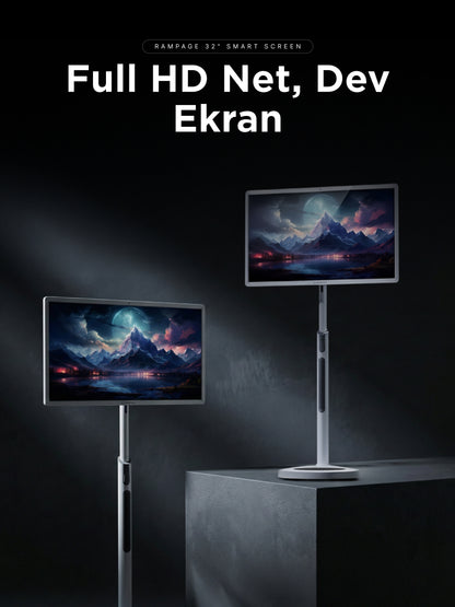 Rampage LD32FH8183MT 32'' 80 Ekran FHD IPS Android 13.0 Dokunmatik Smart Taşınabilir Monitör