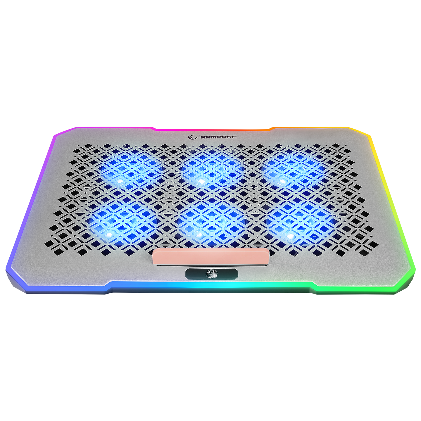 S48 FREEZ Gümüş 10 Mode RGB  Notebook Soğutucu Stand