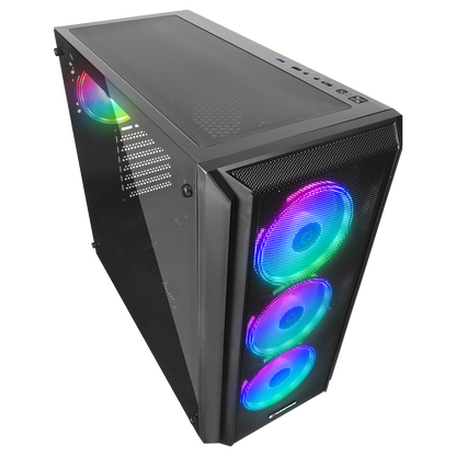 ELYSIAN MESH 750W 80 Plus Bronze Temperli Camlı Mid-T Siyah Oyuncu Kasası
