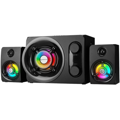 Rms-G8 Antares 2+1 25W Bluetooth+Usb Rainbow Oyuncu Speaker Hoparlör-Siyah
