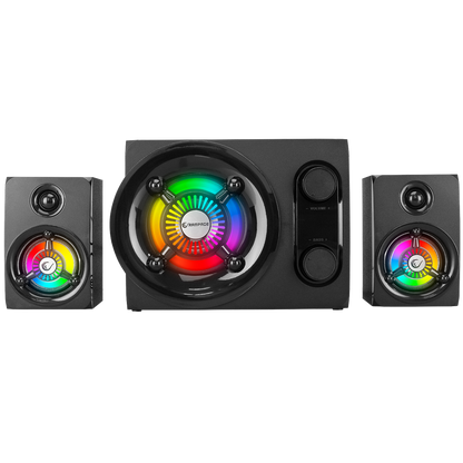 Rms-G8 Antares 2+1 25W Bluetooth+Usb Rainbow Oyuncu Speaker Hoparlör-Siyah