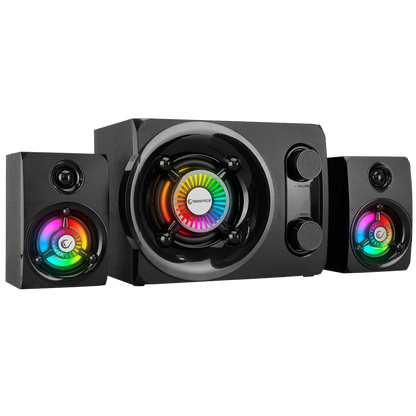 Rms-G8 Antares 2+1 25W Bluetooth+Usb Rainbow Oyuncu Speaker Hoparlör-Siyah