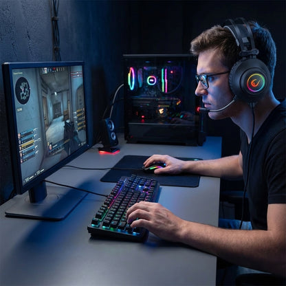 Rm-K1 Pulsar RGB 7.1 Surround Gaming Headset